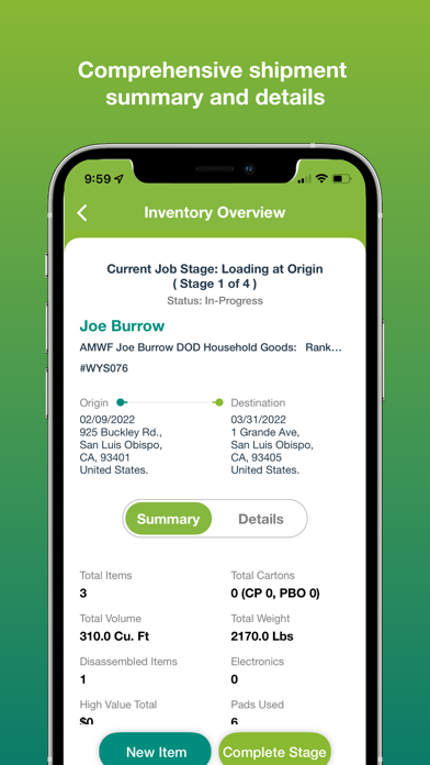 Mover Inventory By Netensity screenshot 1