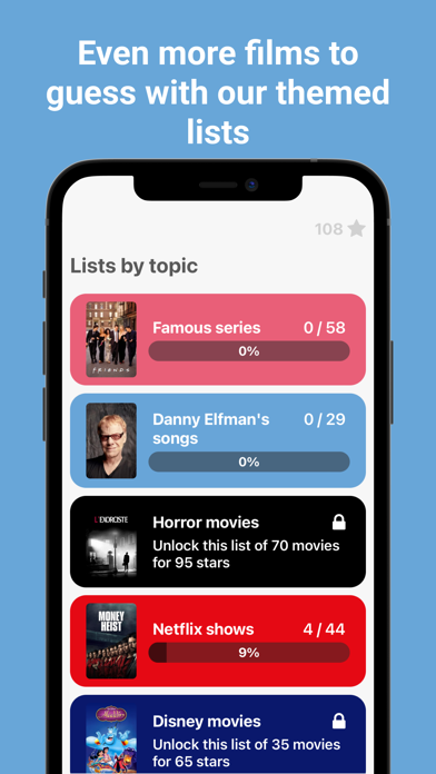 Movie Music Quiz - Blindtest screenshot 1