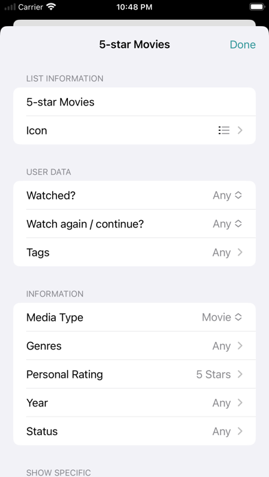 Movie Organizer screenshot 2