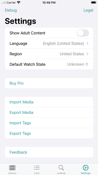 Movie Organizer screenshot 1