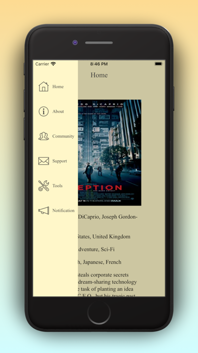 Movie-recommender screenshot 1