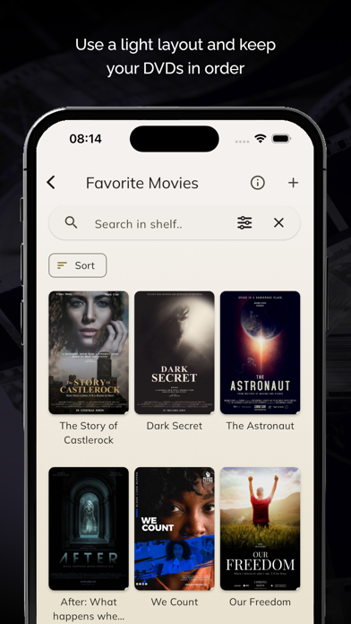 Movie Tracker & DVD Inventory screenshot 1