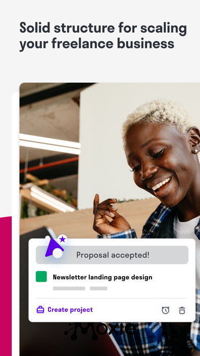 Moxie | Built for freelancers screenshot 1