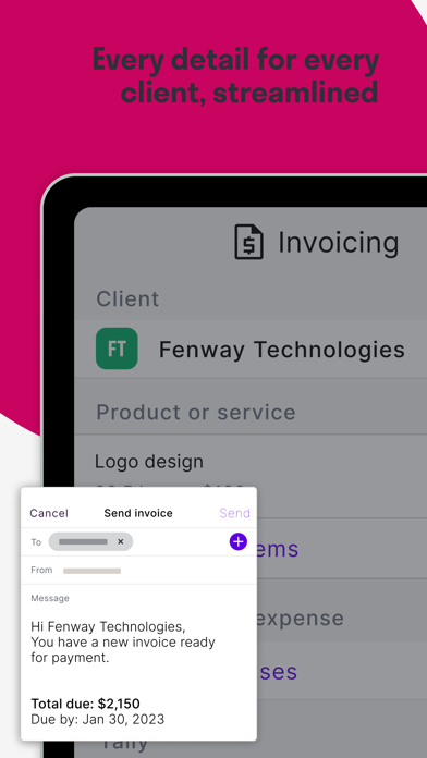 Moxie | Built for freelancers screenshot 2