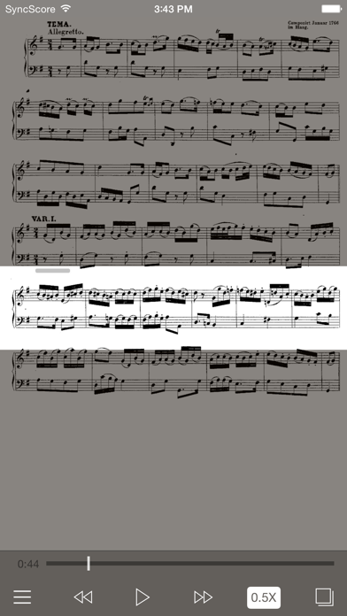 Mozart Variations for piano screenshot 3