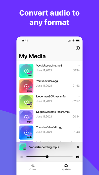 Mp3 Converter & Audio Editor screenshot 1