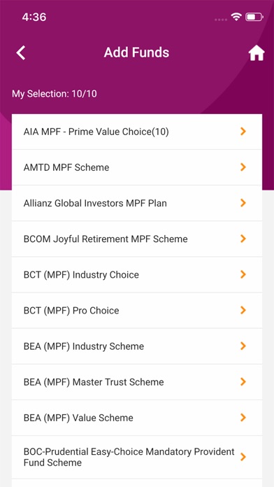 MPF Fund Platform screenshot 2