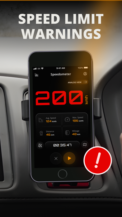 mph: Speedometer Speed Tracker screenshot 2
