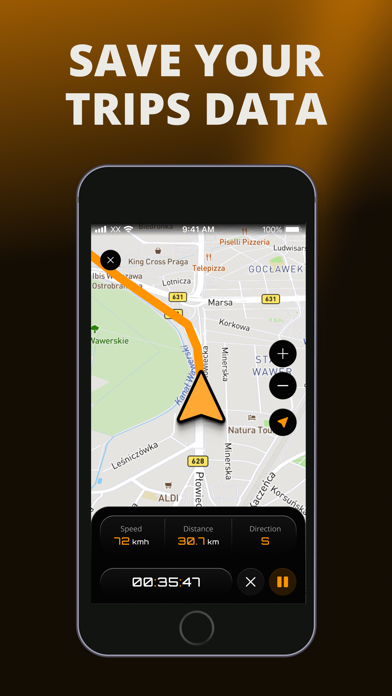 mph: Speedometer Speed Tracker screenshot 3