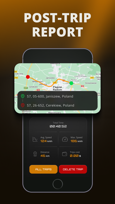 mph: Speedometer Speed Tracker screenshot 1