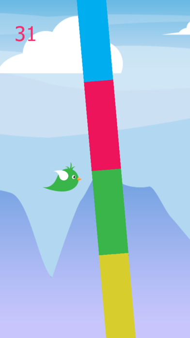Mr Flappy : Help Tiny Bird Hero Crush The Endless Color Battle screenshot 1