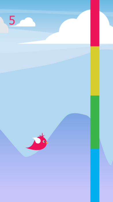 Mr Flappy : Help Tiny Bird Hero Crush The Endless Color Battle screenshot 5
