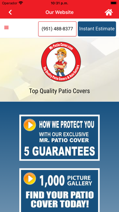 Mr. Patio Cover screenshot 1