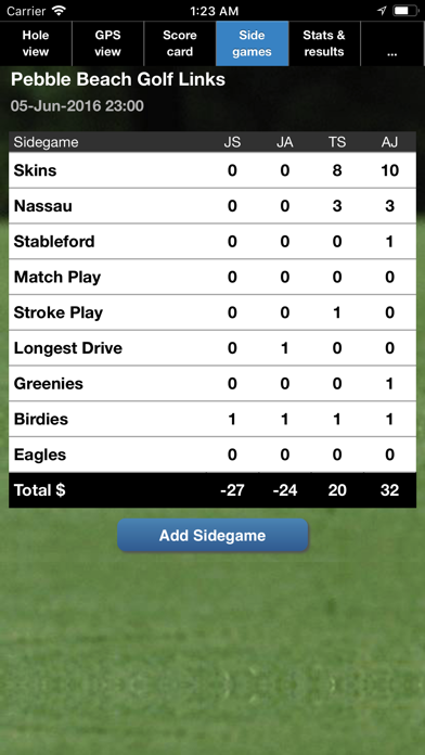 mScorecard - Golf Scorecard screenshot 1