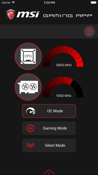 MSI GAMING APP screenshot 1