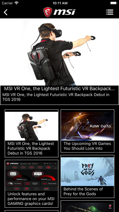 MSI Graphics Card screenshot 2