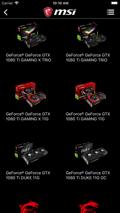 MSI Graphics Card screenshot 4