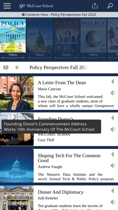 MSPP Policy Perspectives screenshot 1