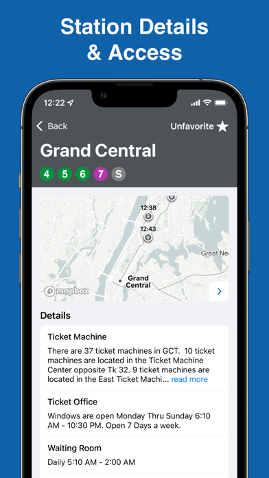 MTA TrainTime screenshot 2