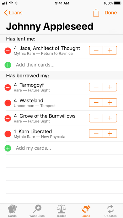 MTG Trades screenshot 1