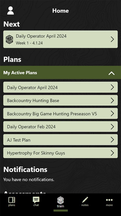 MTN Tactical Fitness screenshot 1