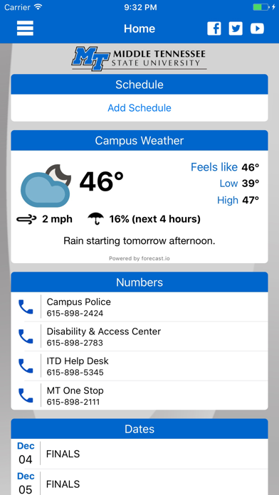 MTSU Mobile screenshot 2