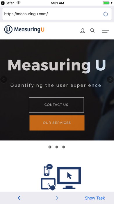 MUIQ Survey App screenshot 2