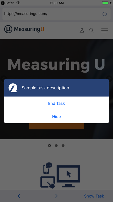 MUIQ Survey App screenshot 1