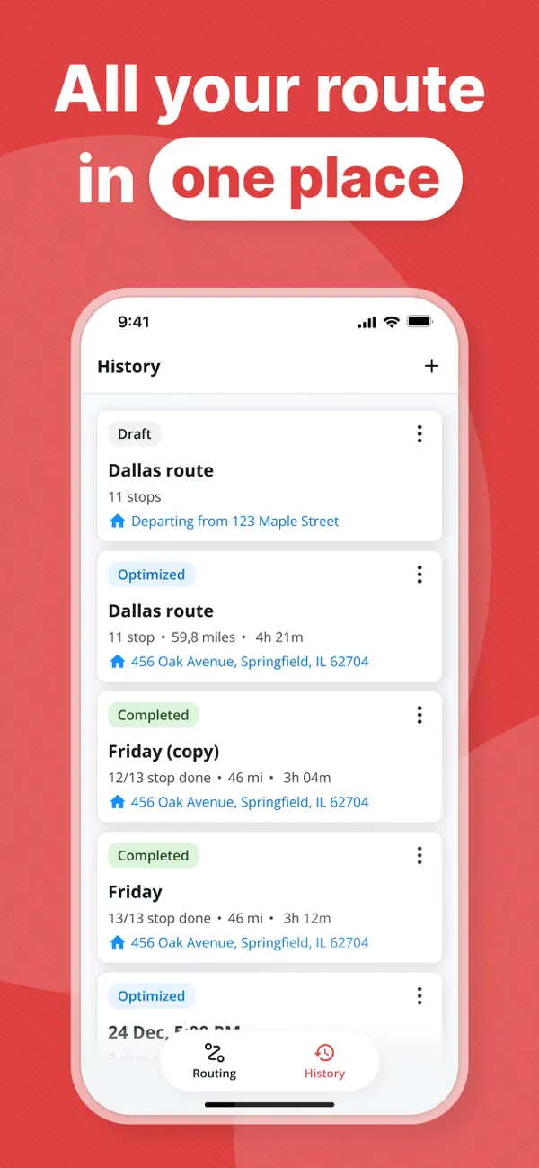 Multi-Stop Route XK Planner screenshot 2