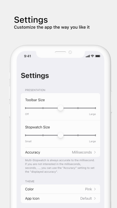 Multi-Stopwatch screenshot 2