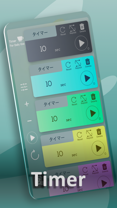 Multi-Timer; Stopwatch & Timer screenshot 2