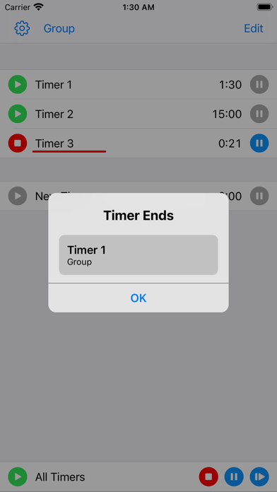 Multiple Countdown Timer screenshot 1