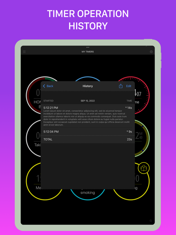 MultiTimer: Multiple timers screenshot 1