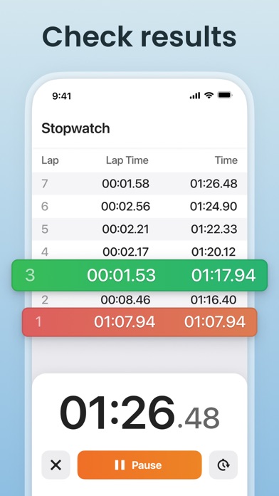 MultiTimer: Stopwatch + Timer screenshot 2