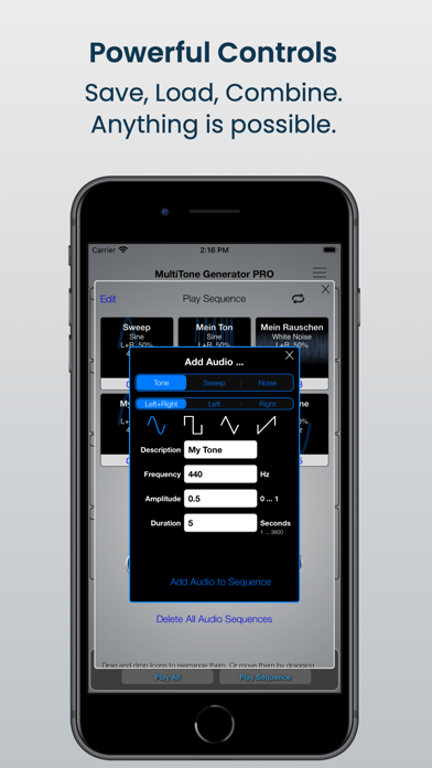 MultiTone Generator screenshot 2