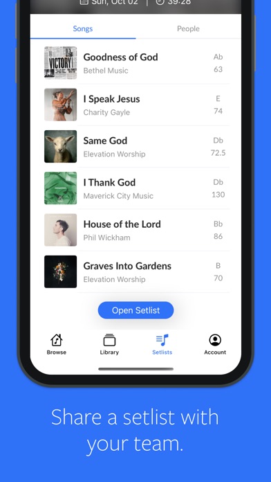 MultiTracks.com ChartBuilder screenshot 2