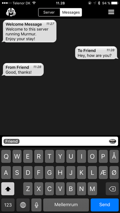 Mumble screenshot 1
