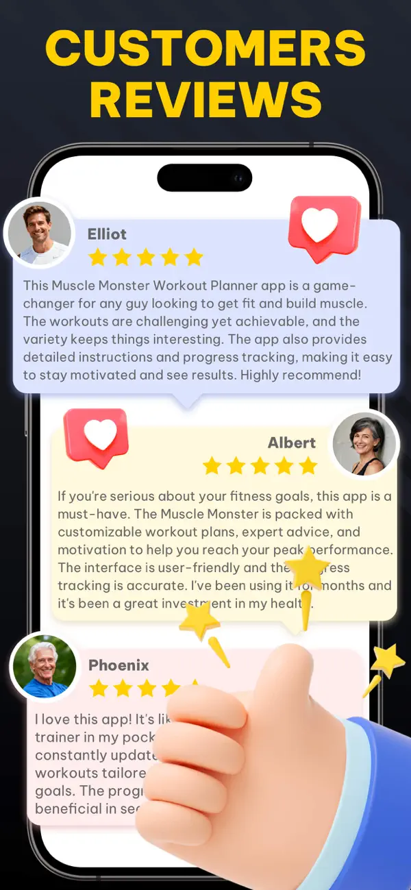 Muscle Monster Workout Planner screenshot 1