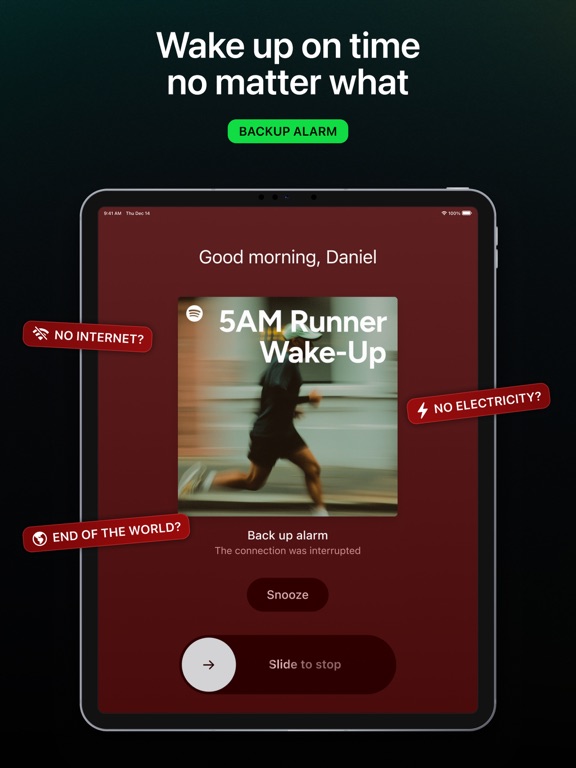 Music Alarm Clock for Spotify screenshot 2