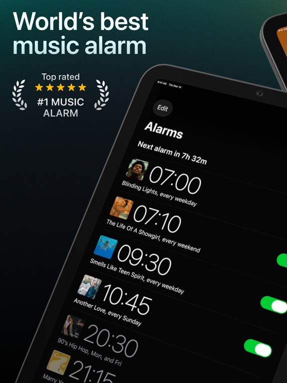 Music Alarm Clock for Spotify screenshot 7