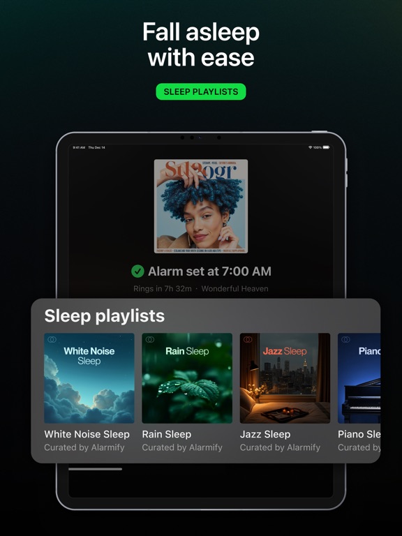 Music Alarm Clock for Spotify screenshot 1