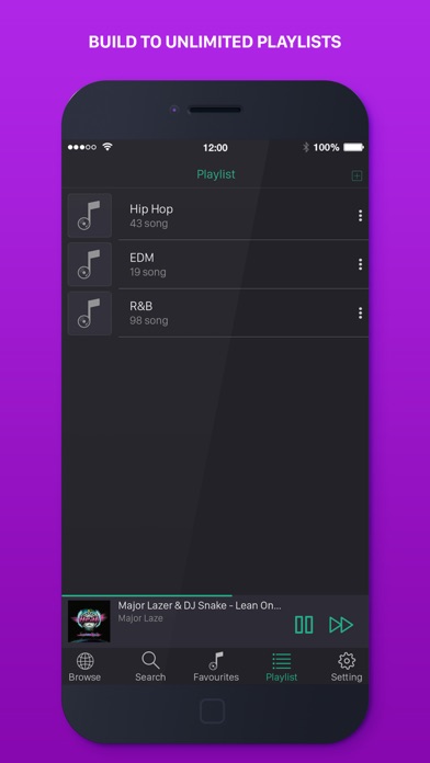 Music on Top - MP3 Music Play screenshot 1