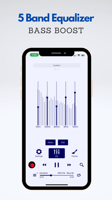 Music Player X : Equalizer screenshot 5