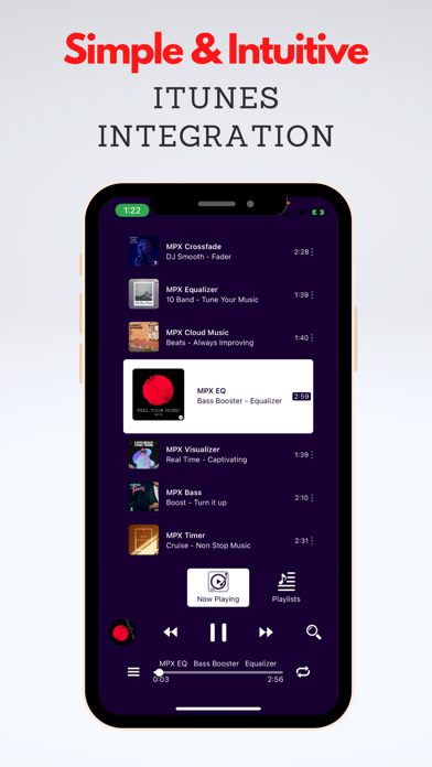 Music Player X : Equalizer screenshot 4