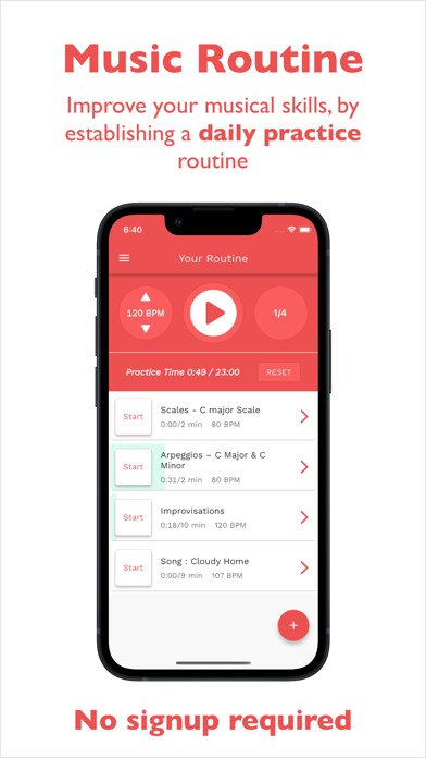 Music Routine: daily practice screenshot 4