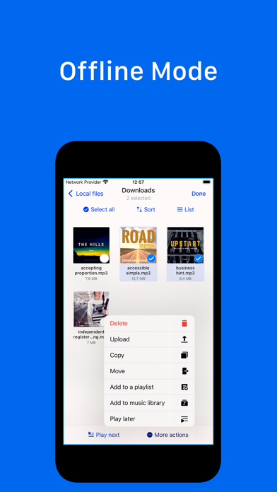 Musicbox: player for Dropbox screenshot 4
