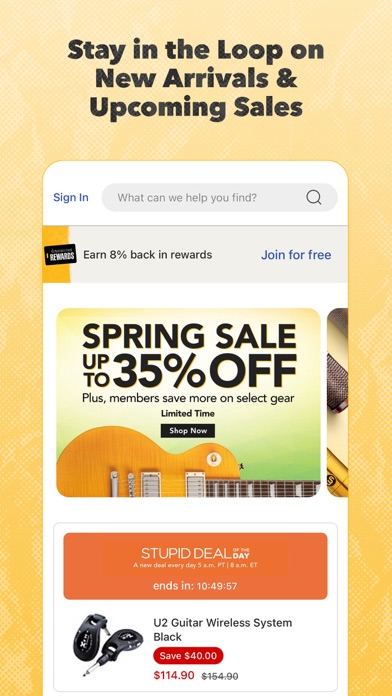 Musician's Friend Deals & Gear screenshot 1