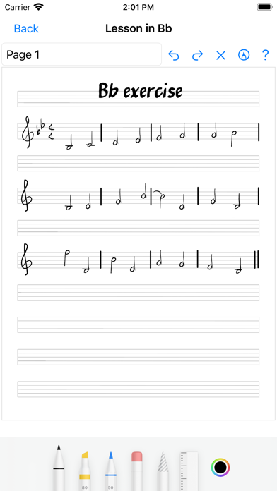 MusicJotter screenshot 2