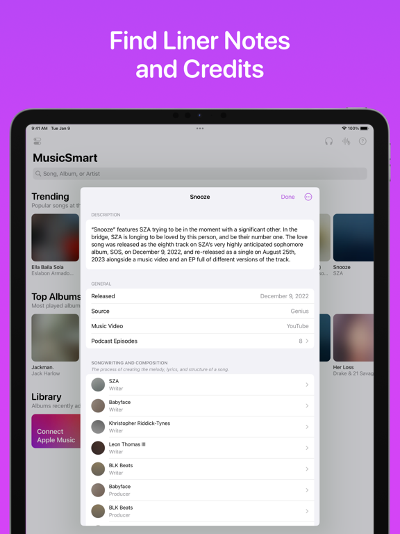 MusicSmart - Liner Notes screenshot 10