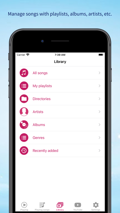 Muzik Box - An elegant player screenshot 2